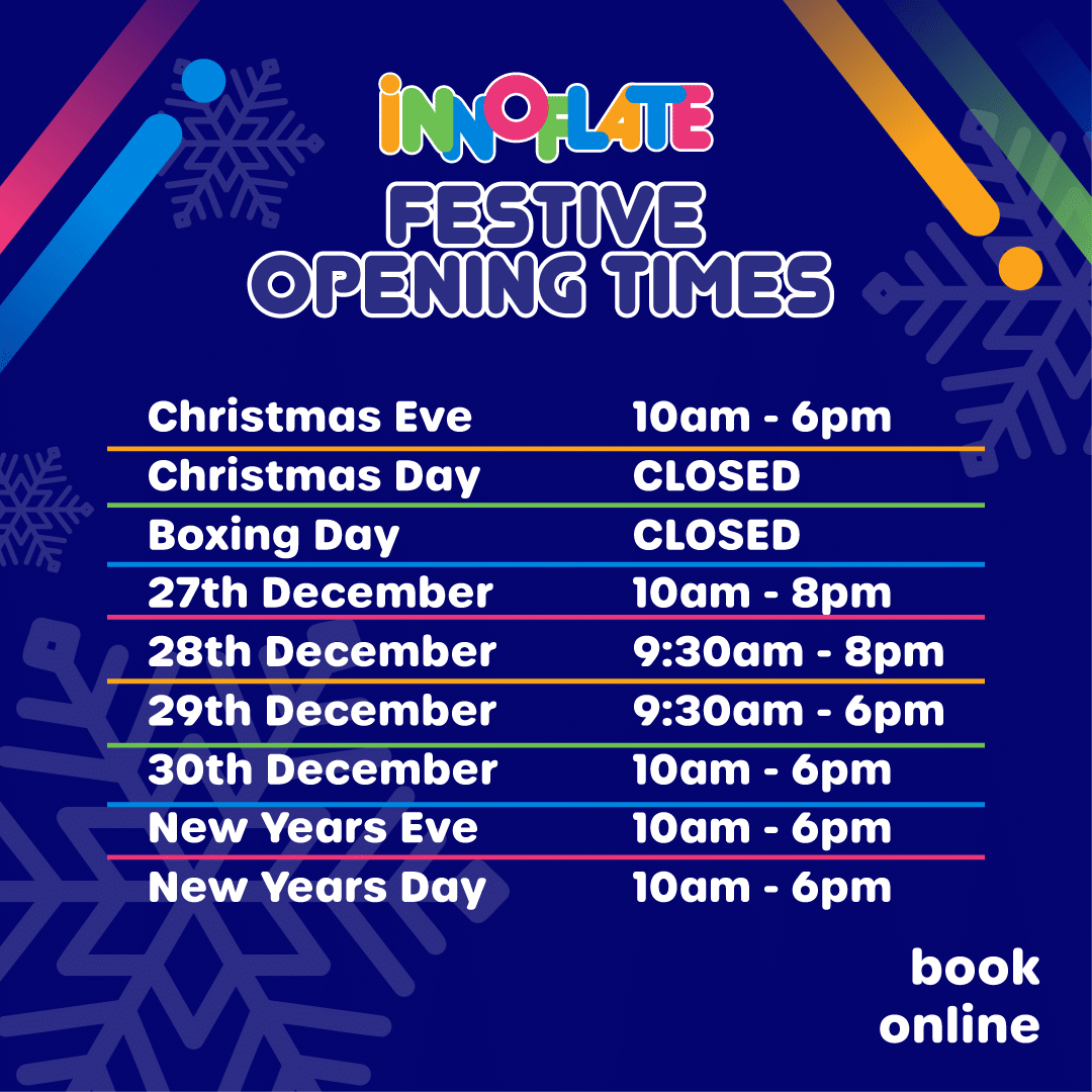 Innoflate Opening Hours over Christmas and New Year 2024