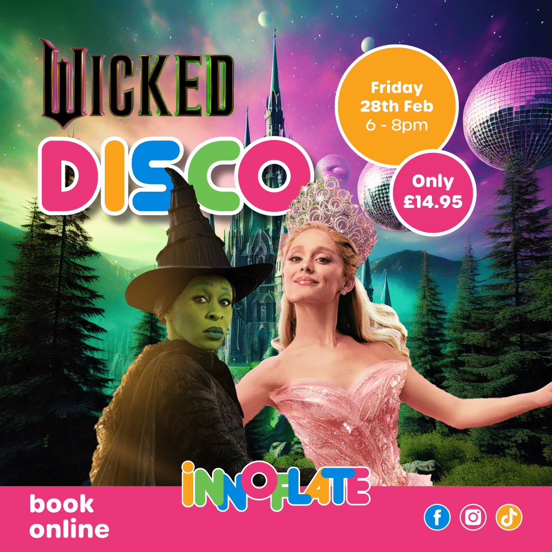 Wicked (film) themed Disco at Innoflate 28th February